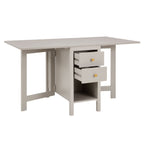 Charlie 2 - 4 Seater Folding Dining Table - Taupe - DUSK