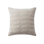Charlotte Geometric Embroidered Cushion Cover - Natural - DUSK