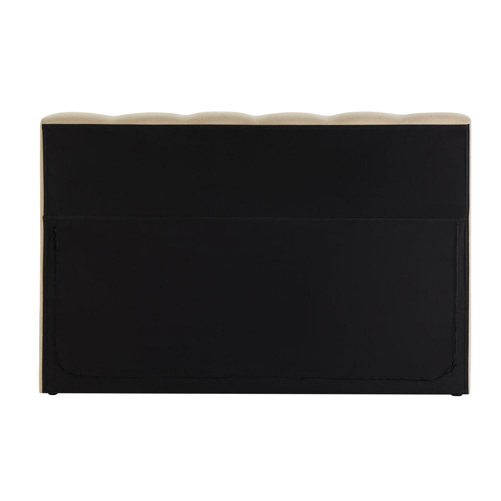 Cheshire Ottoman Storage Bed - Chenille Oatmeal - DUSK