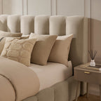 Cheshire Ottoman Storage Bed - Chenille Oatmeal - DUSK