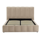 Cheshire Ottoman Storage Bed - Chenille Oatmeal - DUSK