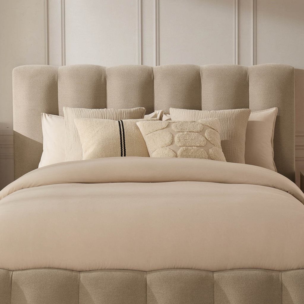 Cheshire Ottoman Storage Bed - Chenille Oatmeal - DUSK