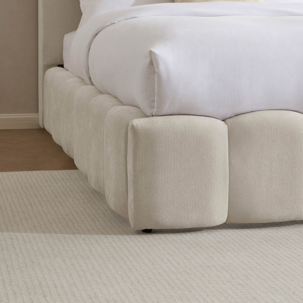 Cheshire Ottoman Storage Bed - Ivory - DUSK