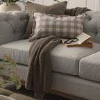 Chesterfield 2 Seater Sofa - Natural Stripe - DUSK