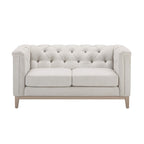 Chesterfield 2 Seater Sofa - Natural Stripe - DUSK