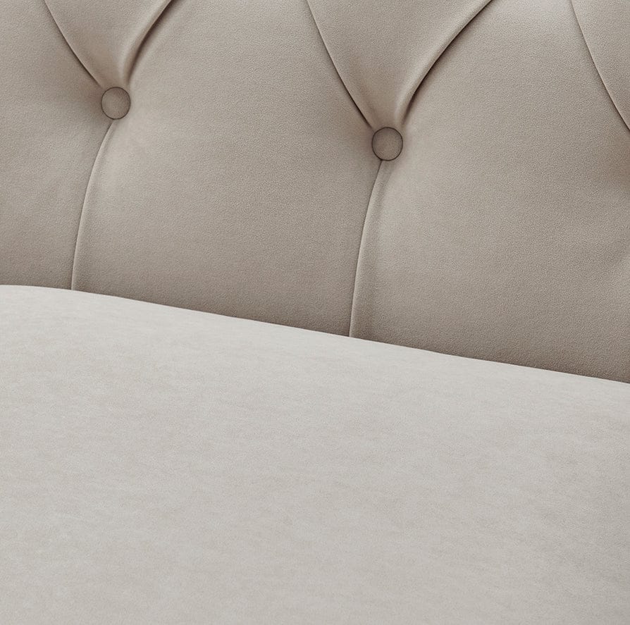 Chesterfield 2 Seater Sofa - Stone - DUSK