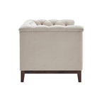 Chesterfield 2 Seater Sofa - Stone - DUSK