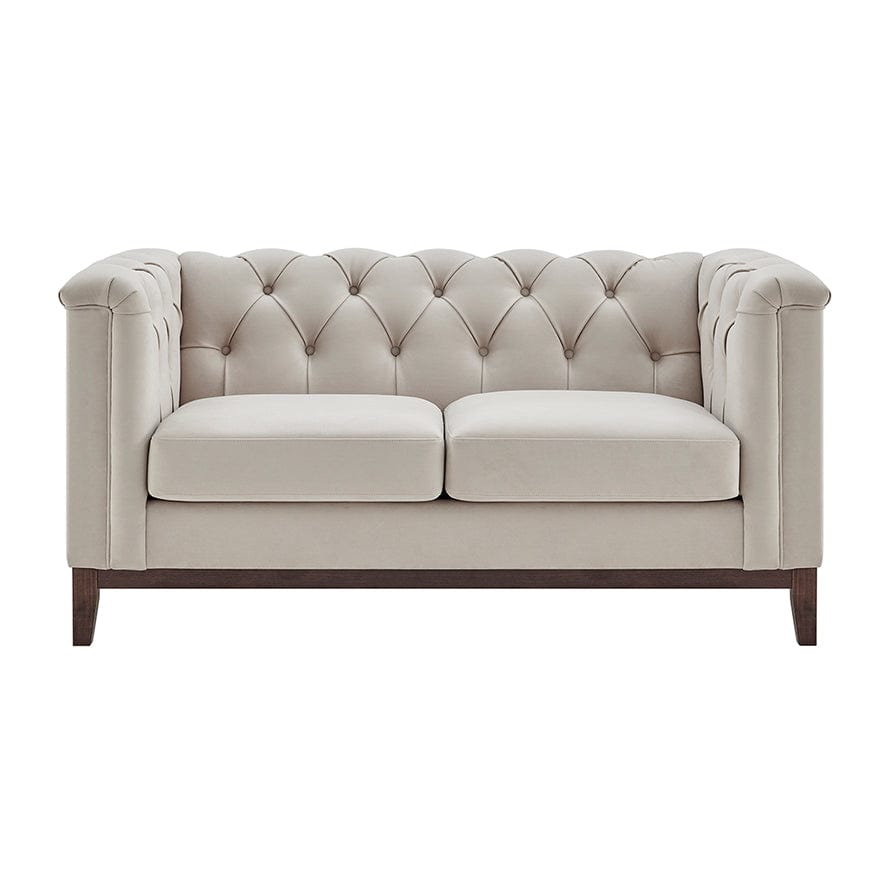 Chesterfield 2 Seater Sofa - Stone - DUSK