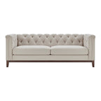 Chesterfield 3 Seater Sofa - Stone - DUSK