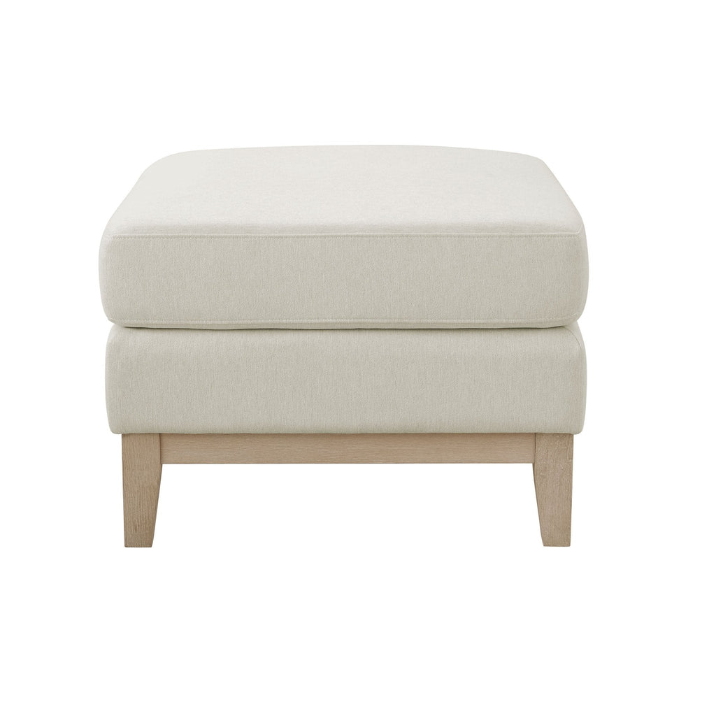 Chesterfield Pouffe - Cream Linen - DUSK