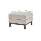 Chesterfield Pouffe - Stone - DUSK