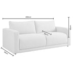 Chicago 3 Seater Sofa - Rich Green - DUSK