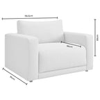 Chicago Loveseat - Beige - DUSK