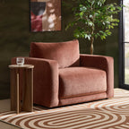 Chicago Loveseat - Chenille Dark Rust - DUSK