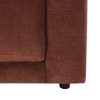 Chicago Loveseat - Chenille Dark Rust - DUSK
