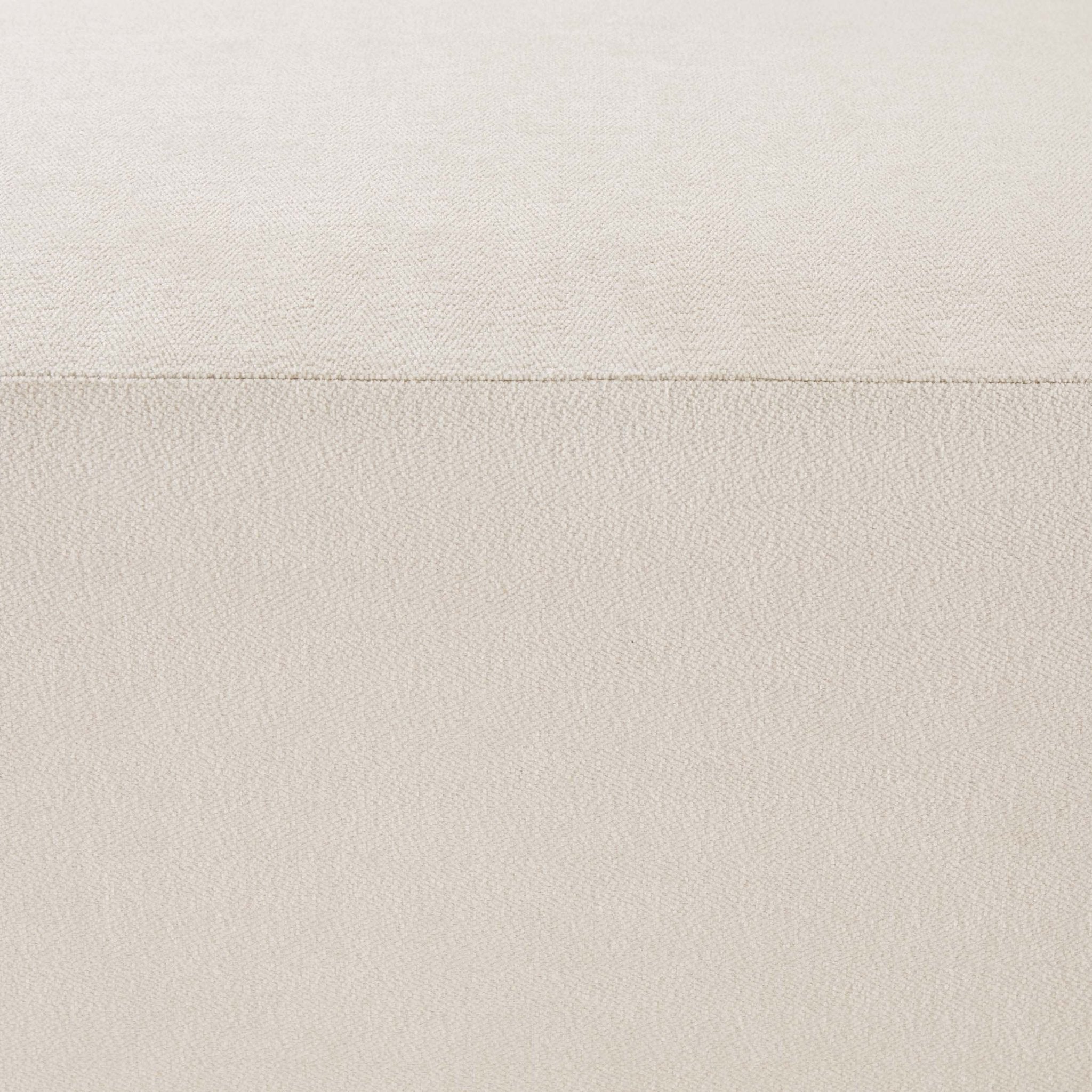 Chicago Pouffe - Chenille Ivory - DUSK