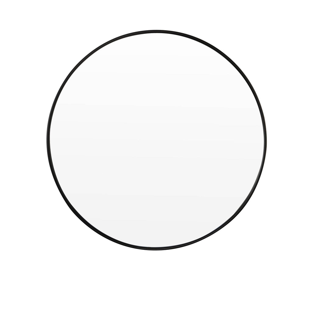Circle Wall Mirror - Black - DUSK