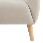 Clapham Armchair - Chenille Ivory - DUSK