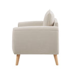 Clapham Armchair - Chenille Ivory - DUSK
