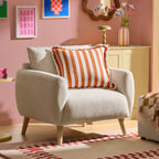 Clapham Armchair - Chenille Ivory - DUSK