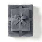 Crete 4 Piece Towel Bundle Set - Slate - DUSK