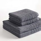 Crete 4 Piece Towel Bundle Set - Slate - DUSK