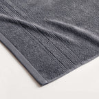 Crete 4 Piece Towel Bundle Set - Slate - DUSK