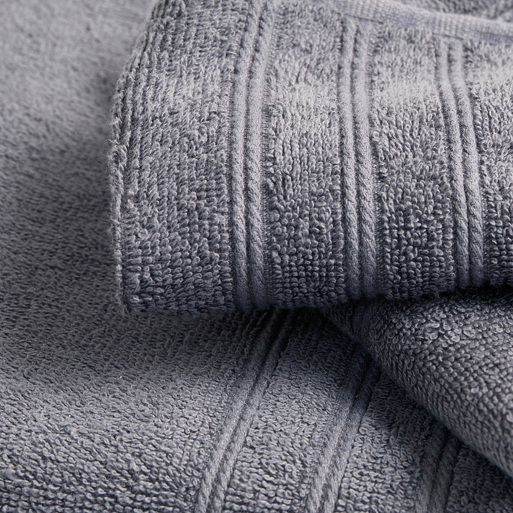 Crete 4 Piece Towel Bundle Set - Slate - DUSK