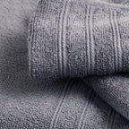 Crete 4 Piece Towel Bundle Set - Slate - DUSK