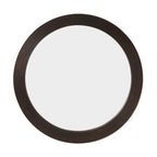 Cyrus Circle Wood Mirror - Walnut - DUSK