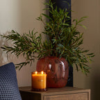 Dahlia Confetti Bowl Vase - Burnt Orange - DUSK