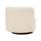 Daisy Round Accent Chair - Ecru - DUSK