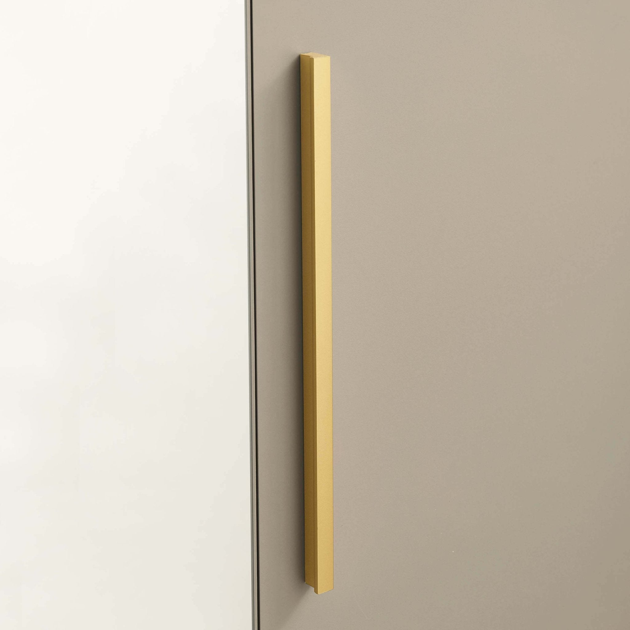 Darcey 3 Door Wardrobe - Taupe - DUSK