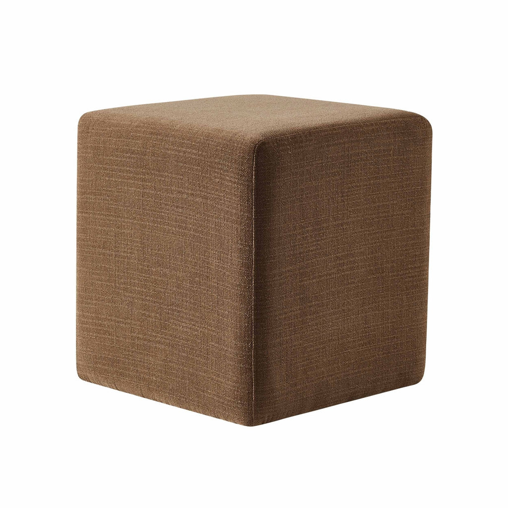 Delilah Pouffe - Chenille Tan - DUSK