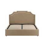 Delphi Ottoman Storage Bed - Latte - DUSK