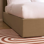 Delphi Ottoman Storage Bed - Latte - DUSK