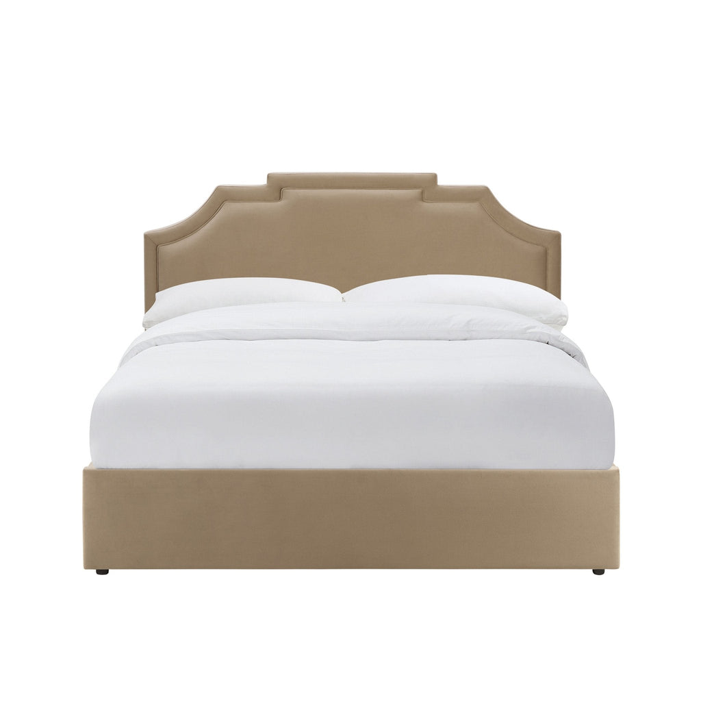 Delphi Ottoman Storage Bed - Latte - DUSK