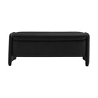Didsbury Curved Storage Bench - Ink - DUSK