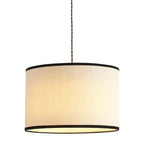Dione Contrast Trim Easy - Fit Ceiling Light Shade - DUSK