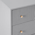 Dora 3 Drawer Chest - Light Grey - DUSK