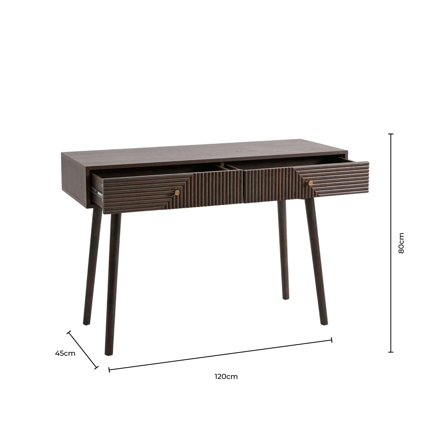 Dora Dressing Table Console - Light Wood - DUSK