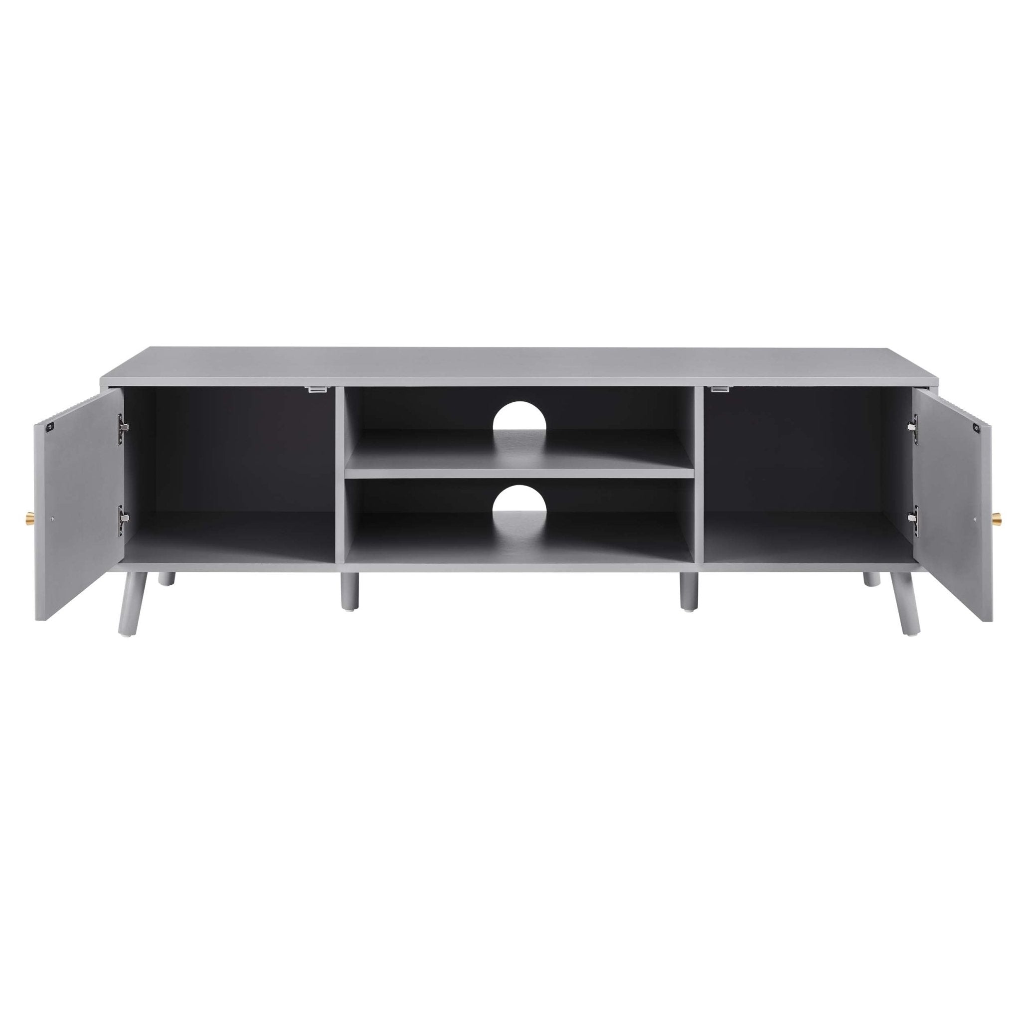 Dora TV Unit - Light Grey - DUSK
