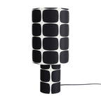 Drew Geometric Table Lamp - Black/White - DUSK