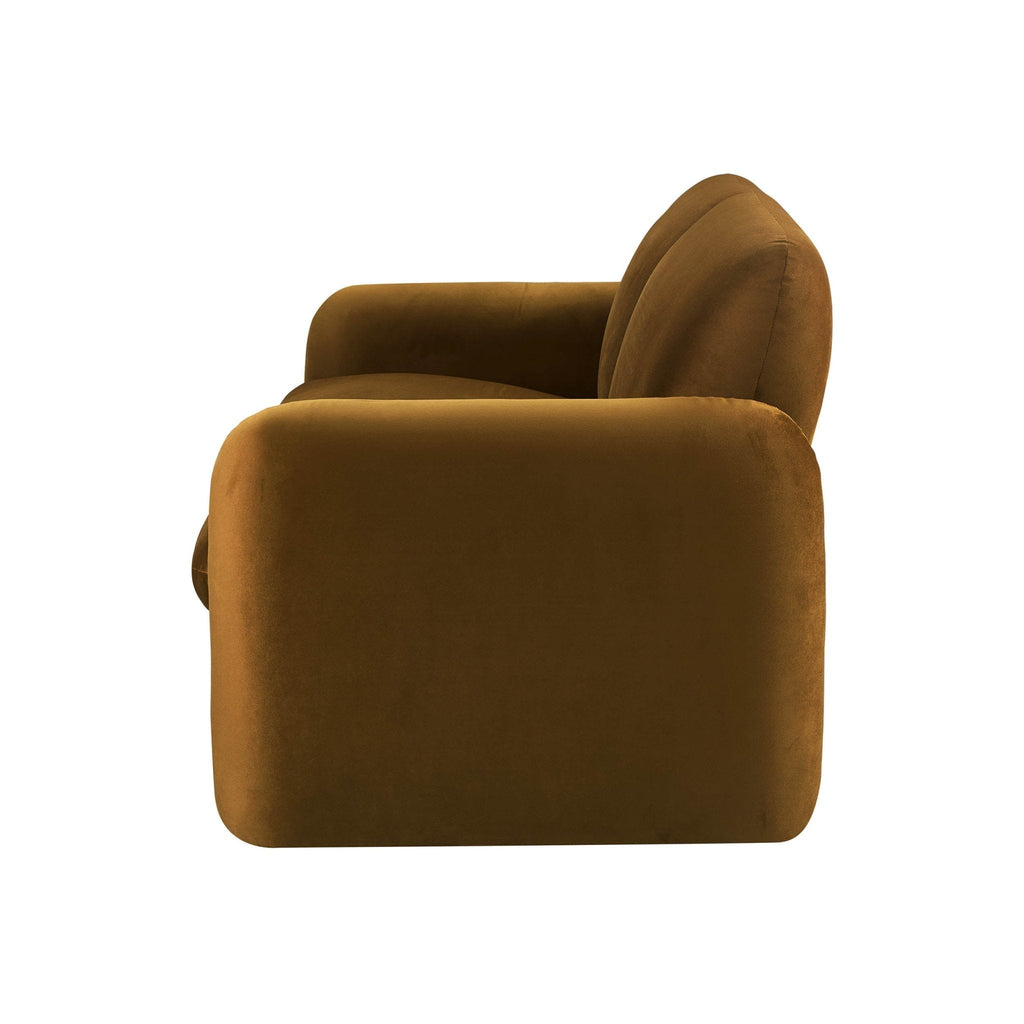 Dublin 2 Seater Sofa - Muted Gold - DUSK