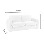 Dublin 2 Seater Sofa - Rich Green - DUSK