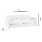 Dublin 3 Seater Sofa - Rich Green - DUSK