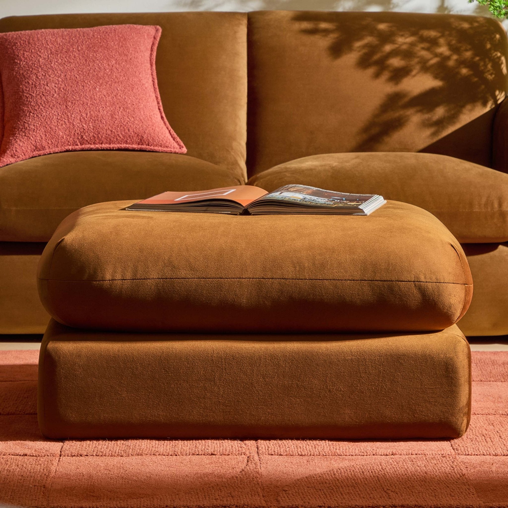 Dublin Pouffe - Muted Gold - DUSK