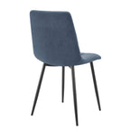 Eden Set Of 2 Dining Chairs - Velvet - Blue - DUSK