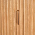 Elena 2 Door Wardrobe - Light Wood - DUSK