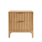 Elena Bedside Table - Light Wood - DUSK